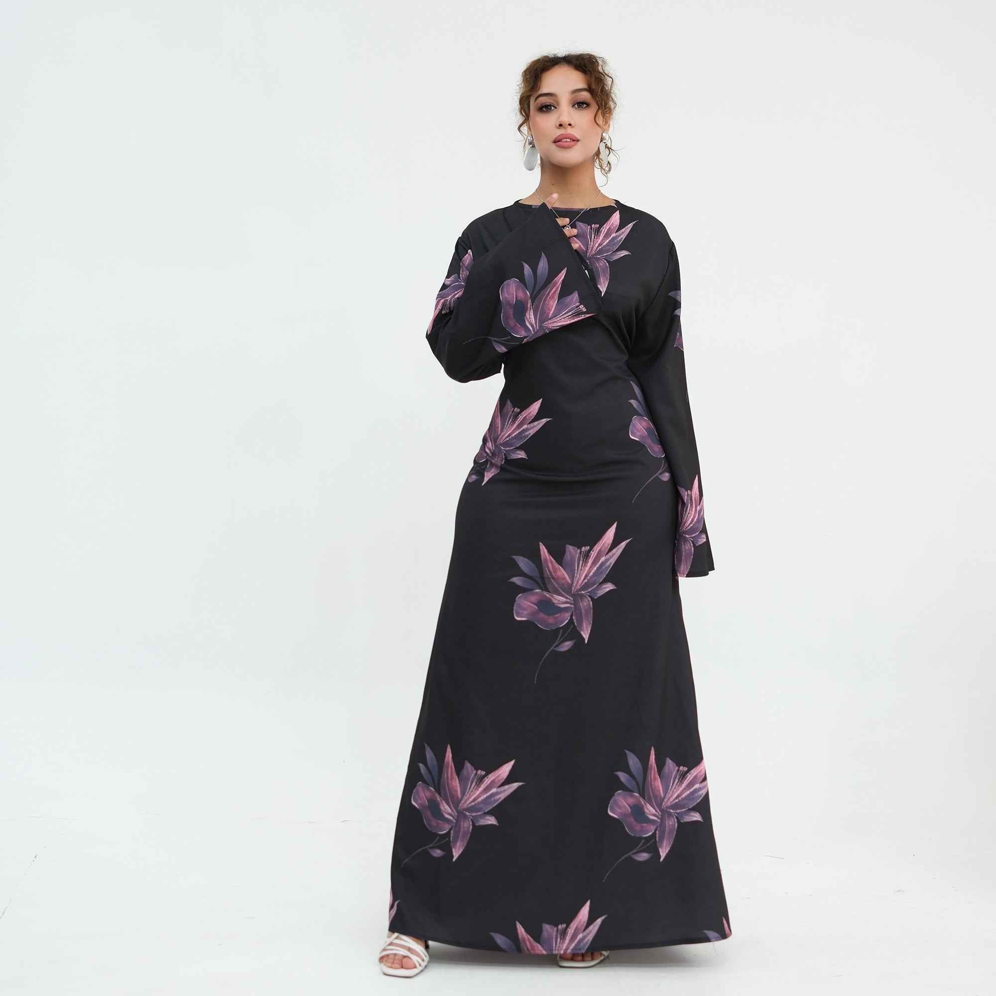 Sidra Bloom Maxi Dress – Midnight Bloom