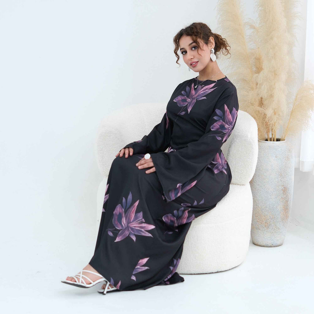 Sidra Bloom Maxi Dress – Midnight Bloom