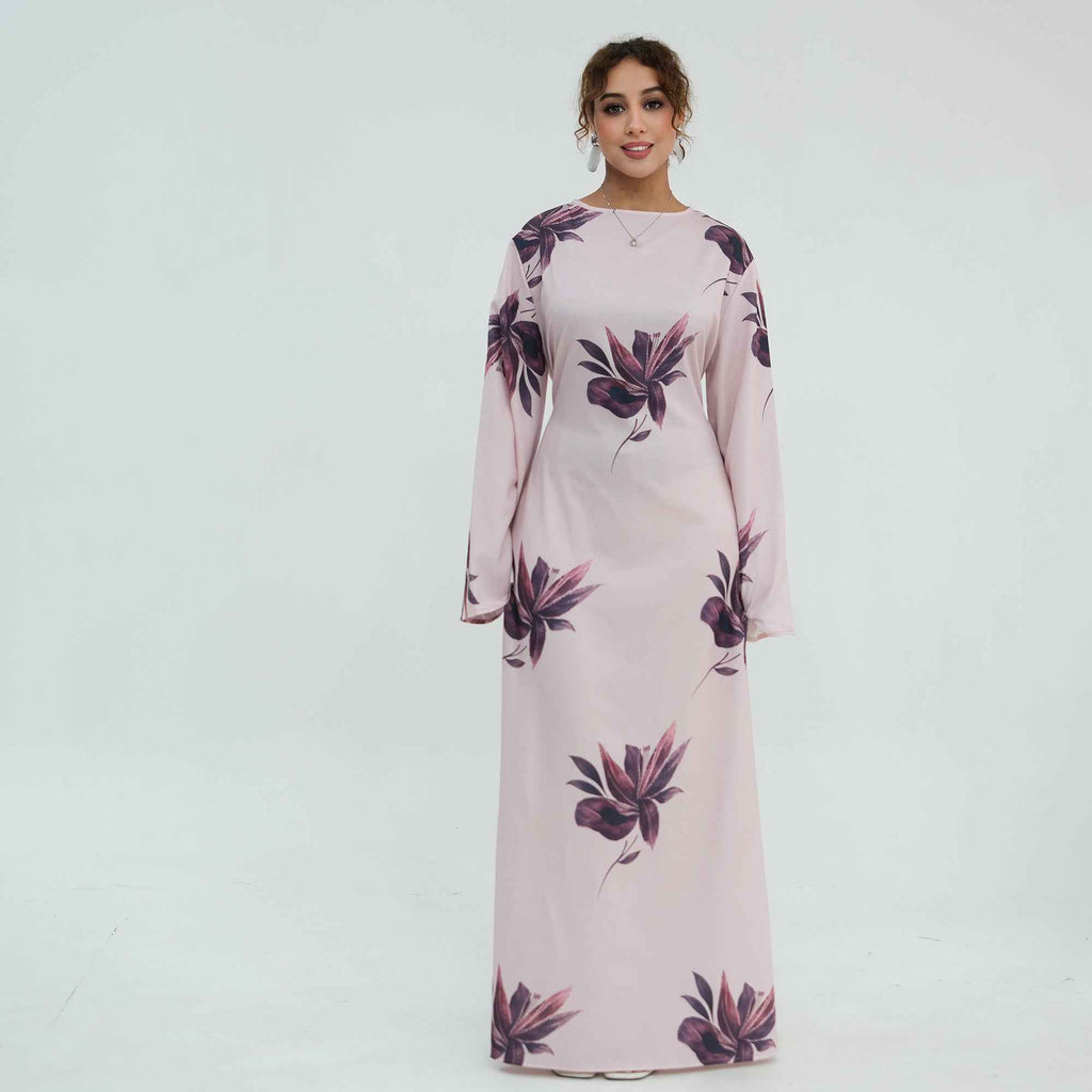 Sidra Bloom Maxi Dress – Blush Pink