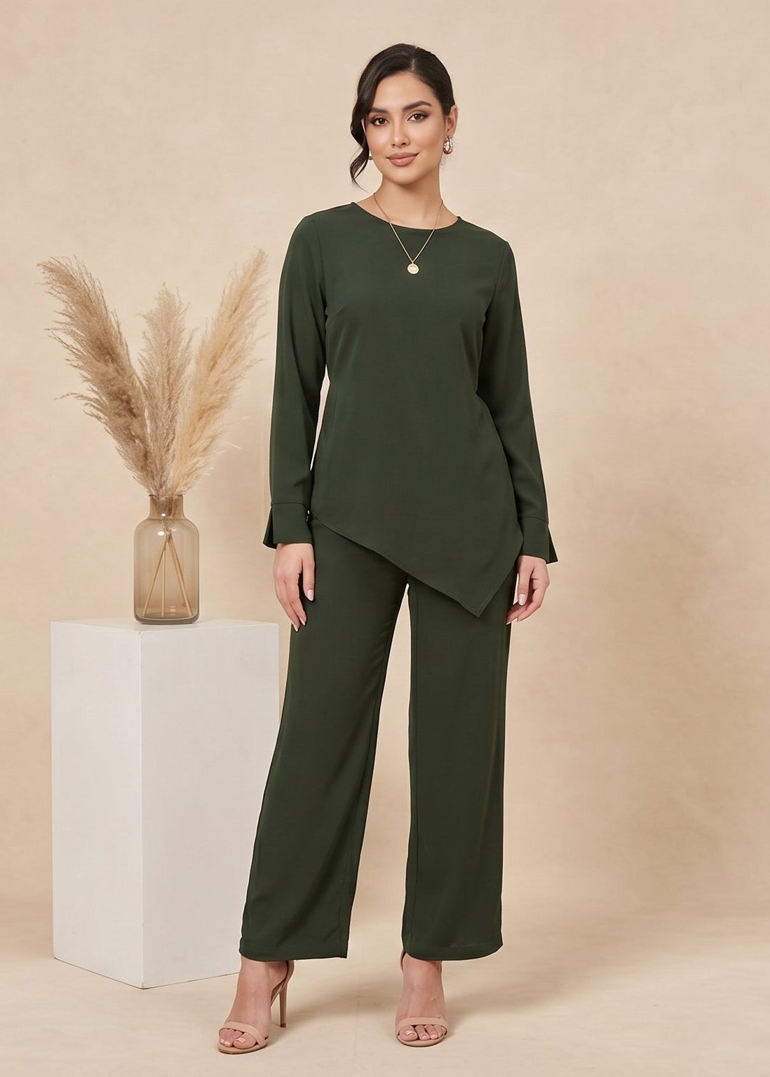 Rania Set - Olive Luxe