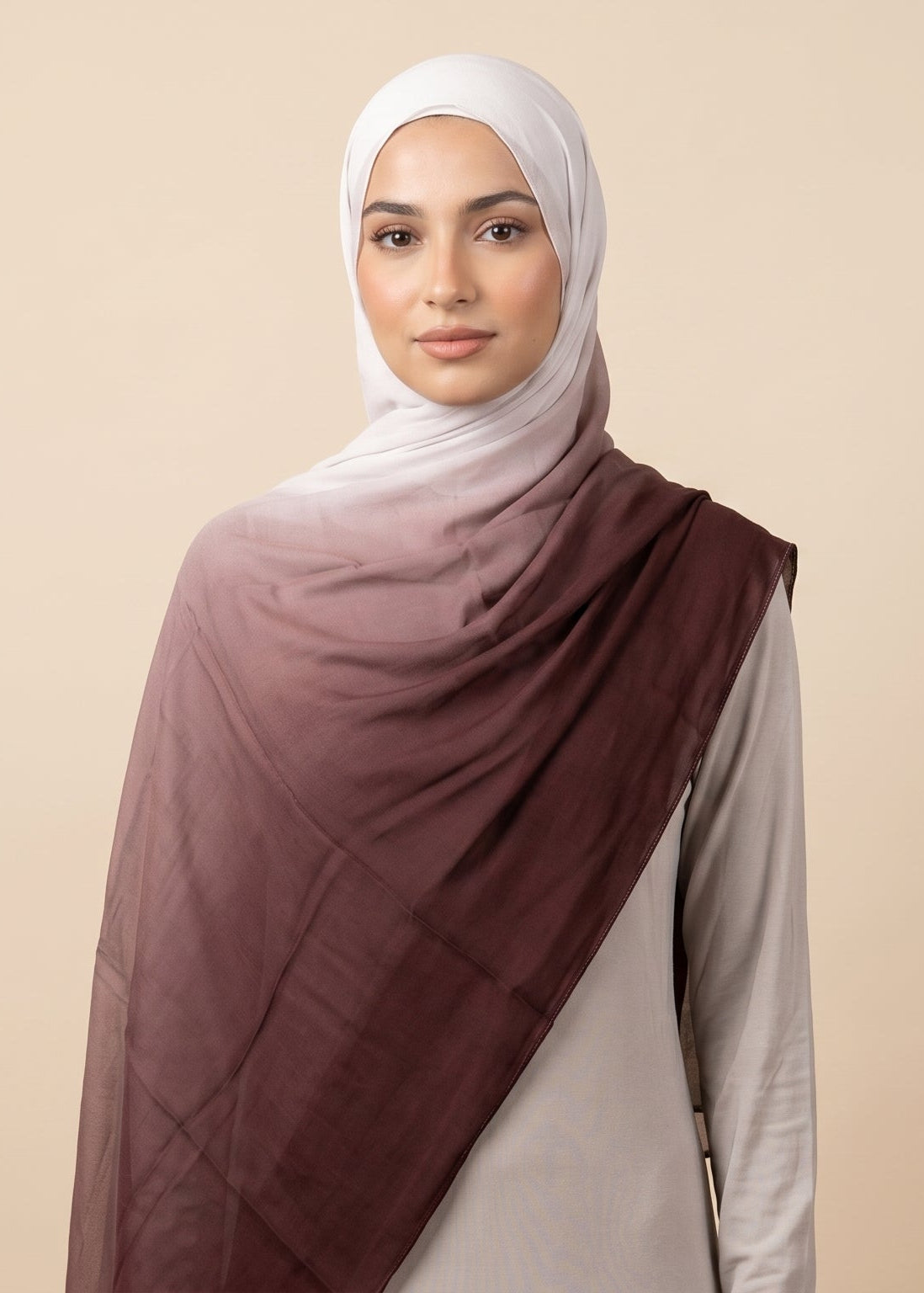 Almond Blossom Premium Ombre Modal Hijab